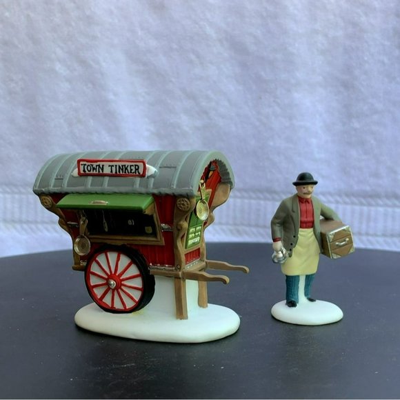 Dept 56 Town Tinker - New England Village Christmas Decorations from 1992 - Picture 4 of 12